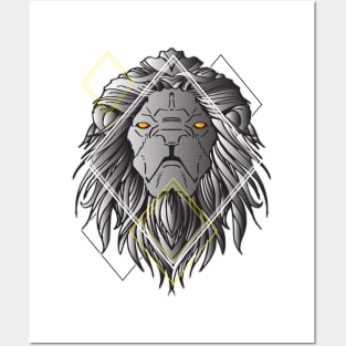 The Sacred Lion Head Posters and Art